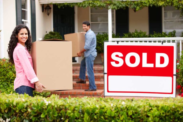 a couple moving into a new house tax tips for home buying