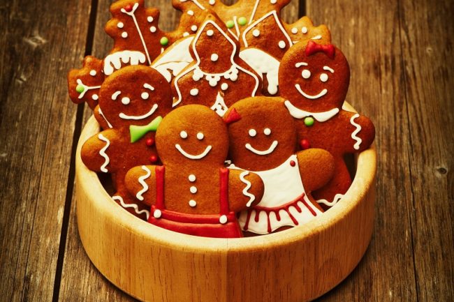 Christmas gingerbread cookies