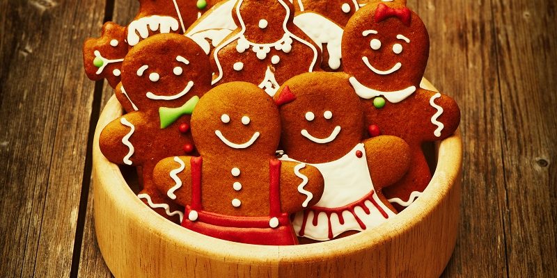 Christmas gingerbread cookies