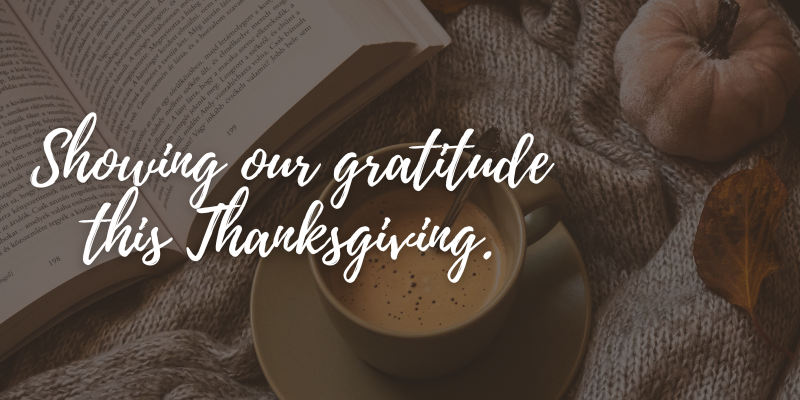 Title-10 showing gratitiude for Thanksgiving