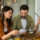 Couple looking over denied mortgage application