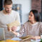 Young couple reading new assessed value for property